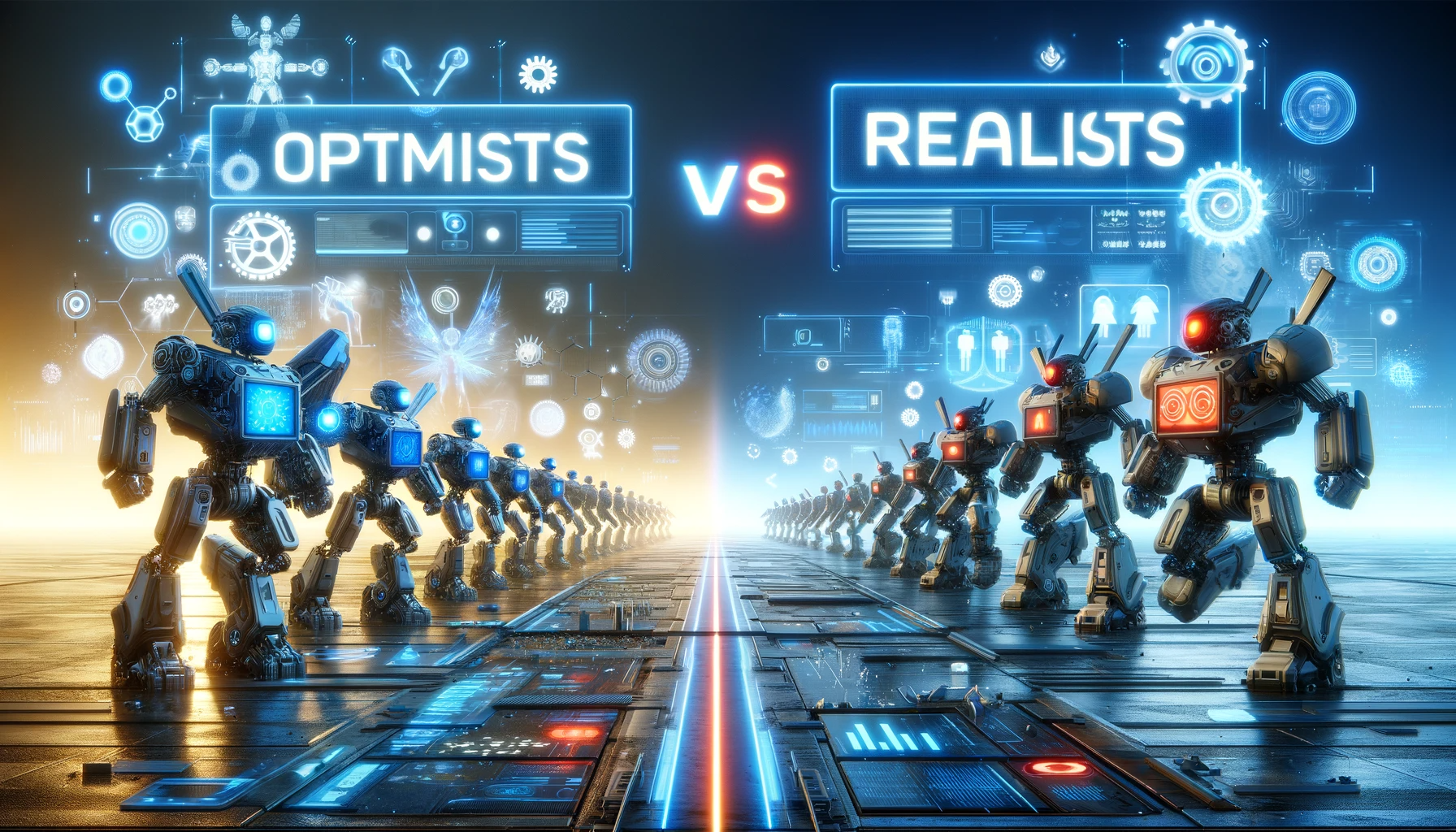 Unveiling the Schism: Optimists vs. Realists in the Quest for Artificial Superintelligence